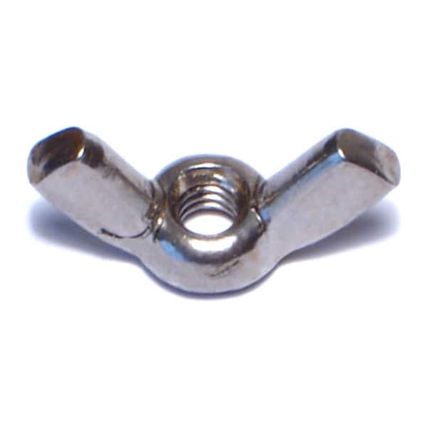 Midwest Fastener Wing Nut, #8-32, Stainless Steel, 6 PK 63794 - main